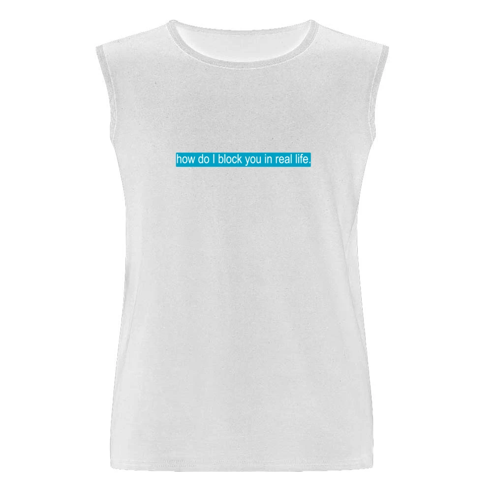 Fb Block You In Life Funny Men Sleeveless T-Shirt