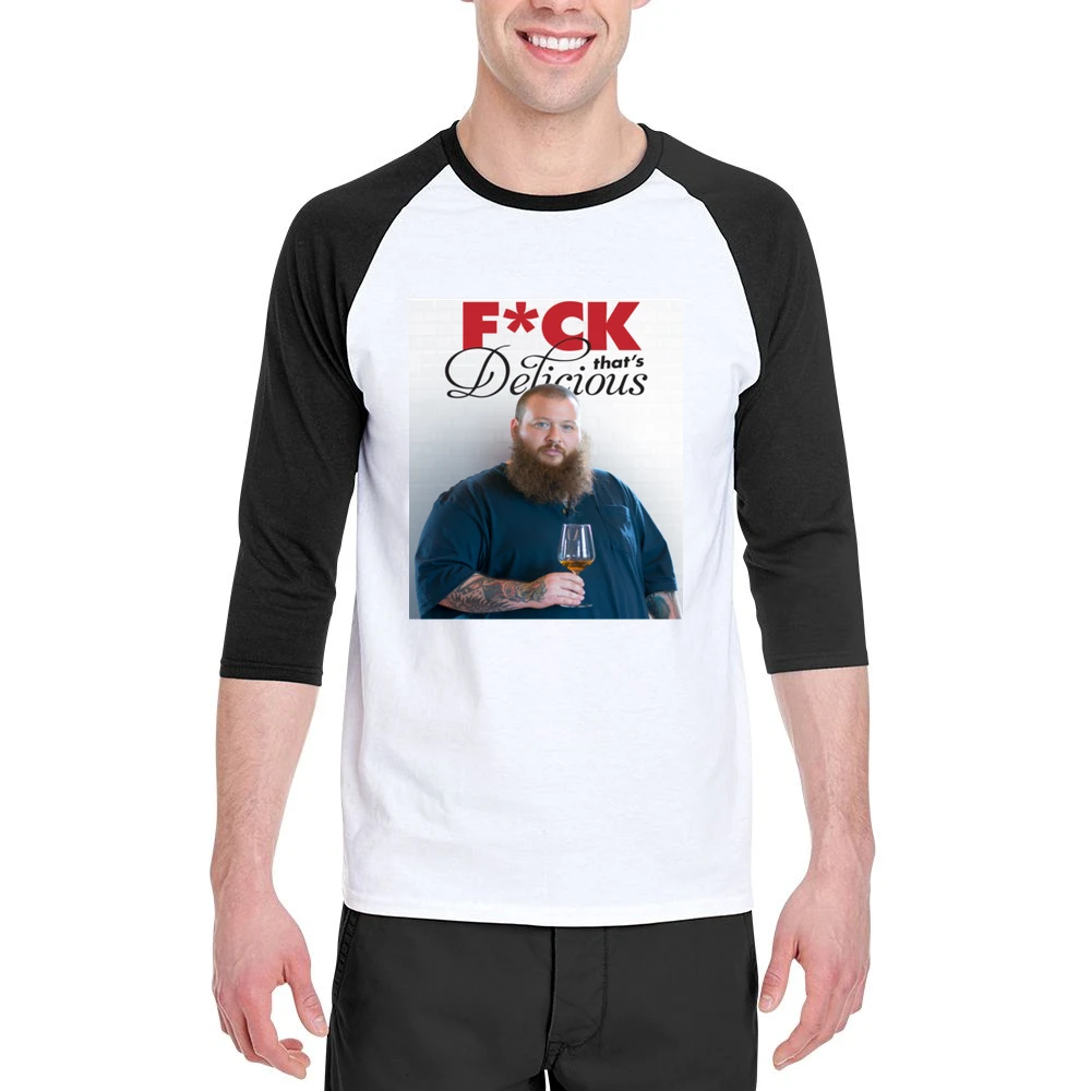 F*ck Thats Delicious Action Bronson Tshirt (all Colors And Styles Avai Men 3/4 Sleeve T-Shirt