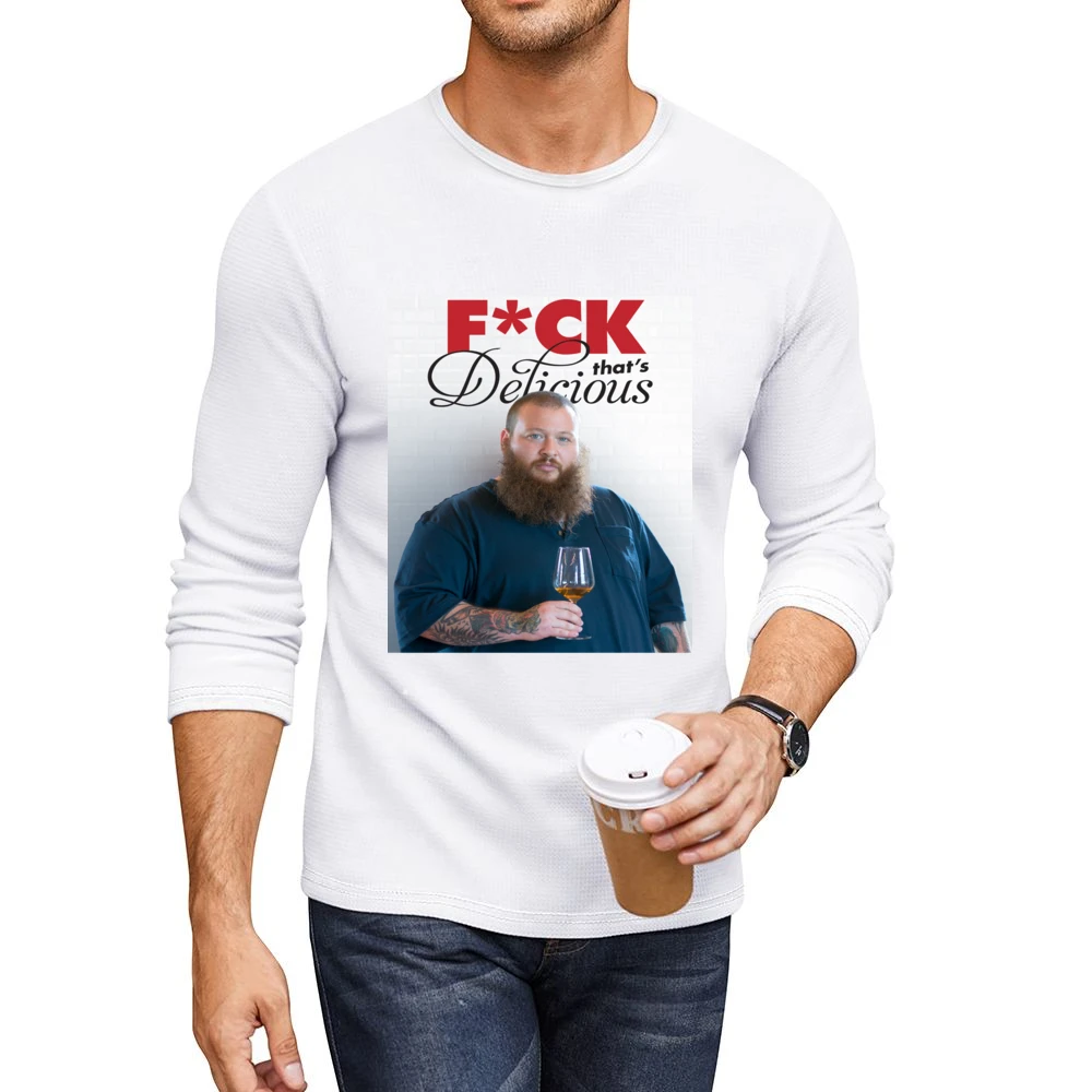 F*ck Thats Delicious Action Bronson Tshirt (all Colors And Styles Avai Men CrewNeck Long Sleeve T-Shirt
