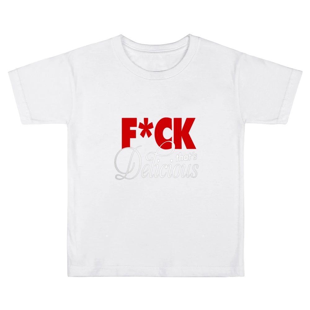 F*ck That's Delicious Apron Kids Boys Girls T-Shirt