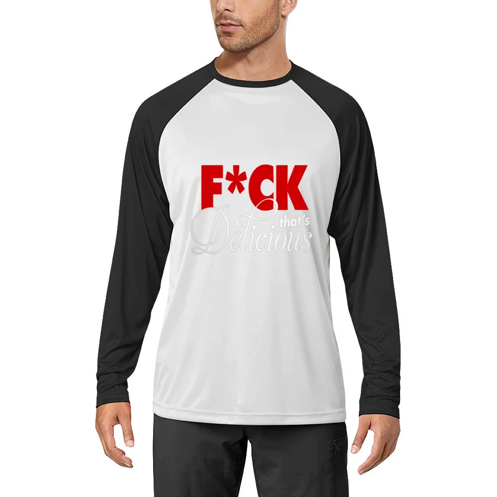 F*ck That's Delicious Apron Men Long Sleeve T-Shirt