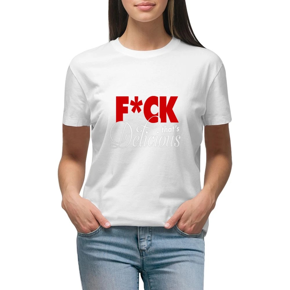 F*ck That's Delicious Apron Premium Women Ladies T-shirt