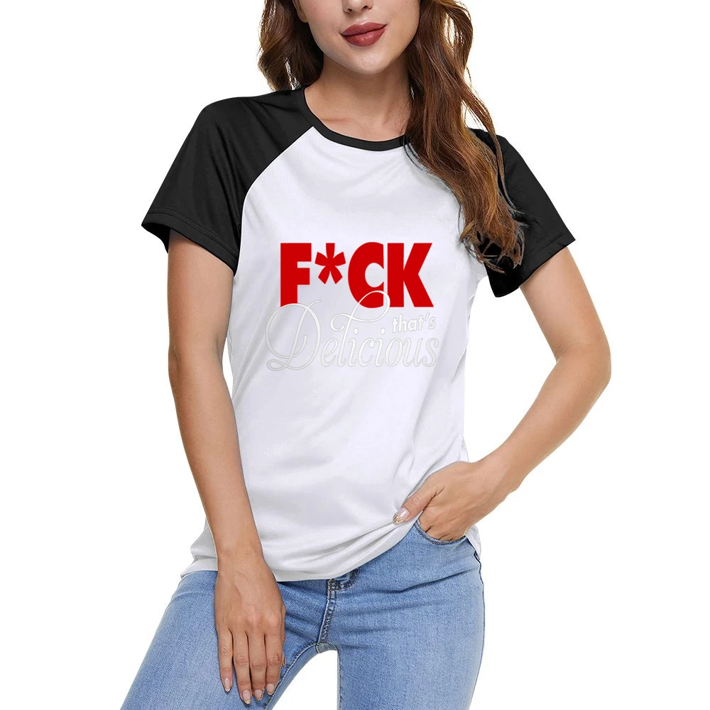 F*ck That's Delicious Apron Women Ladies Short Sleeve T-Shirt