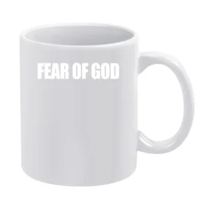 Fear Of God Fun Popular Graphic Hailey Baldwin Celebrity White Mug