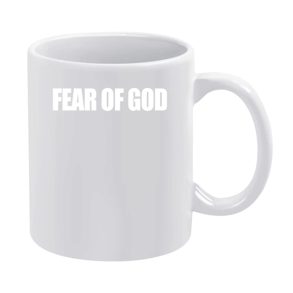 Fear Of God Fun Popular Graphic Hailey Baldwin Celebrity White Mug