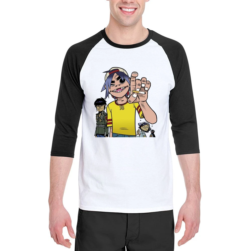 Feel good inc - Gorillaz band Men 3/4 Sleeve T-Shirt