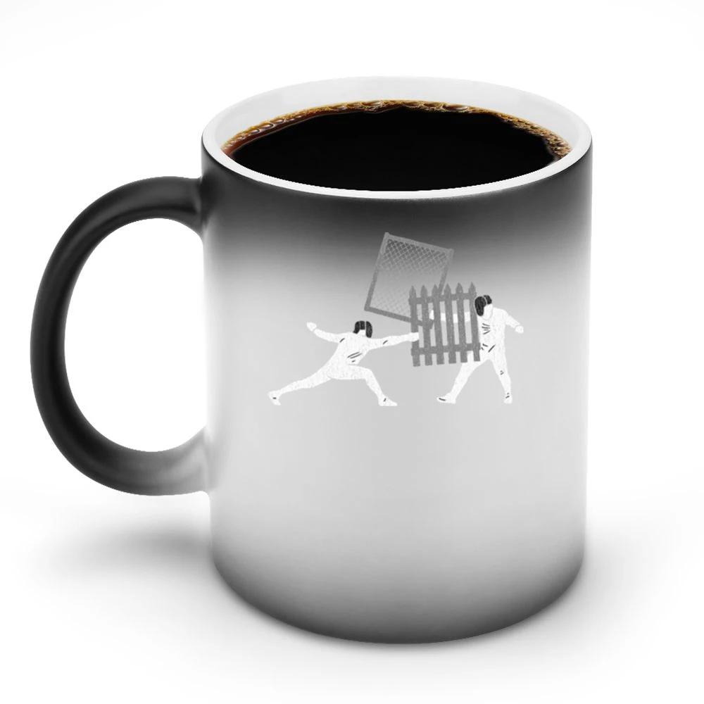 Fencing Funny Sports Discoloration Mug