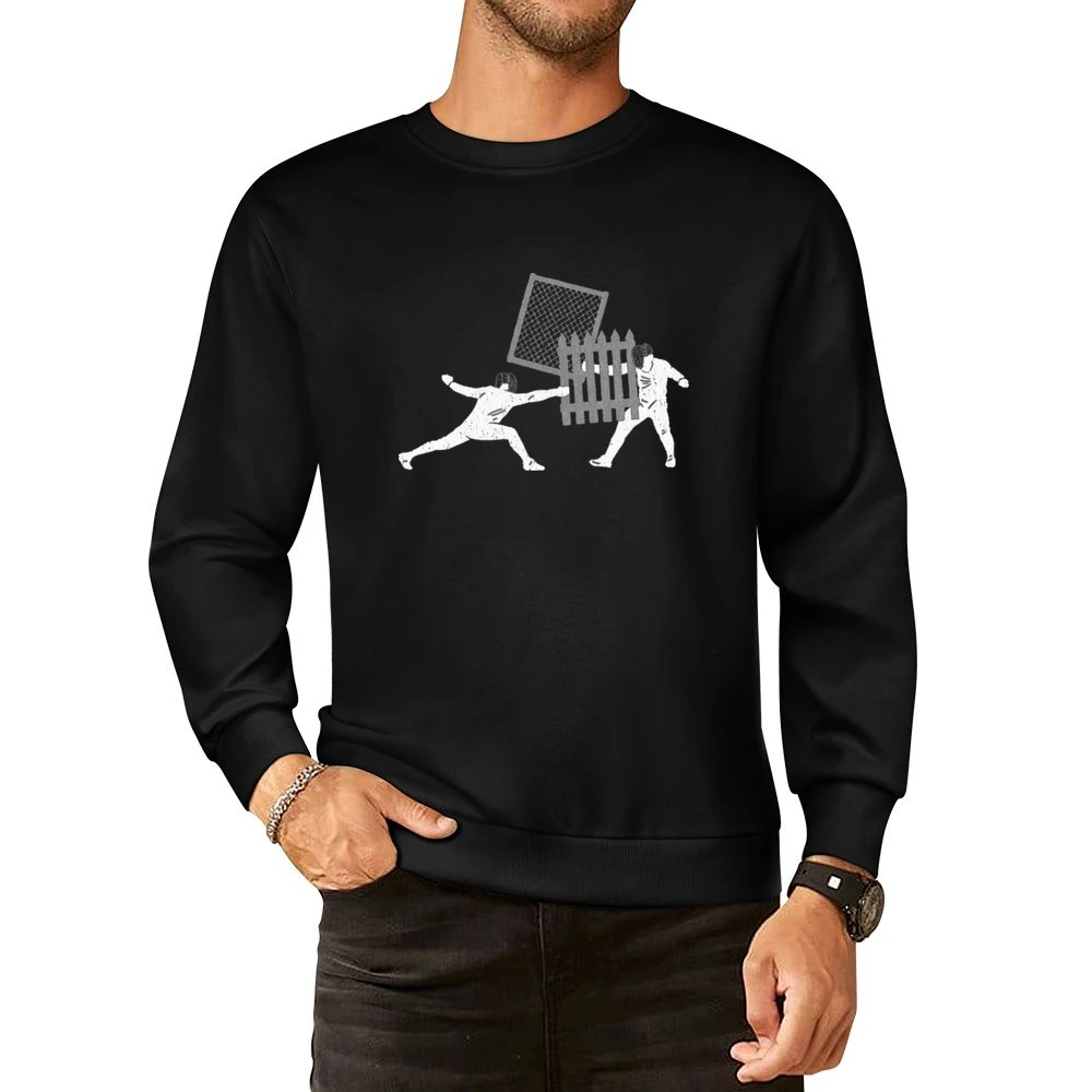 Fencing Funny Sports European Size Pullover Sweater