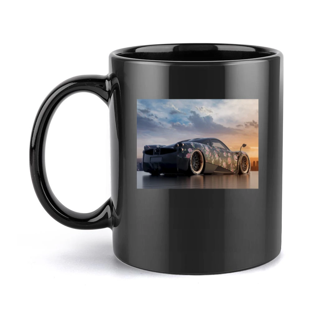 Ferrari Cityscape Tshirt Black Mug