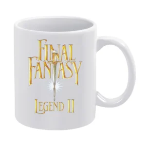 Final Fantasy Legend 2 Game Boy Nintendo Old School Retro Video Game F White Mug
