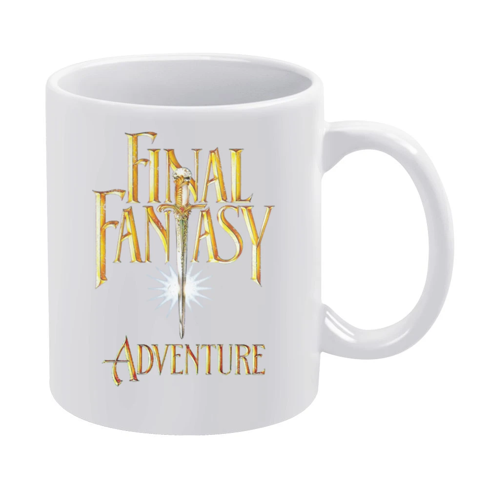 Final Fantasy Legend Adventure Game Boy Nintendo Old School Retro Vide White Mug