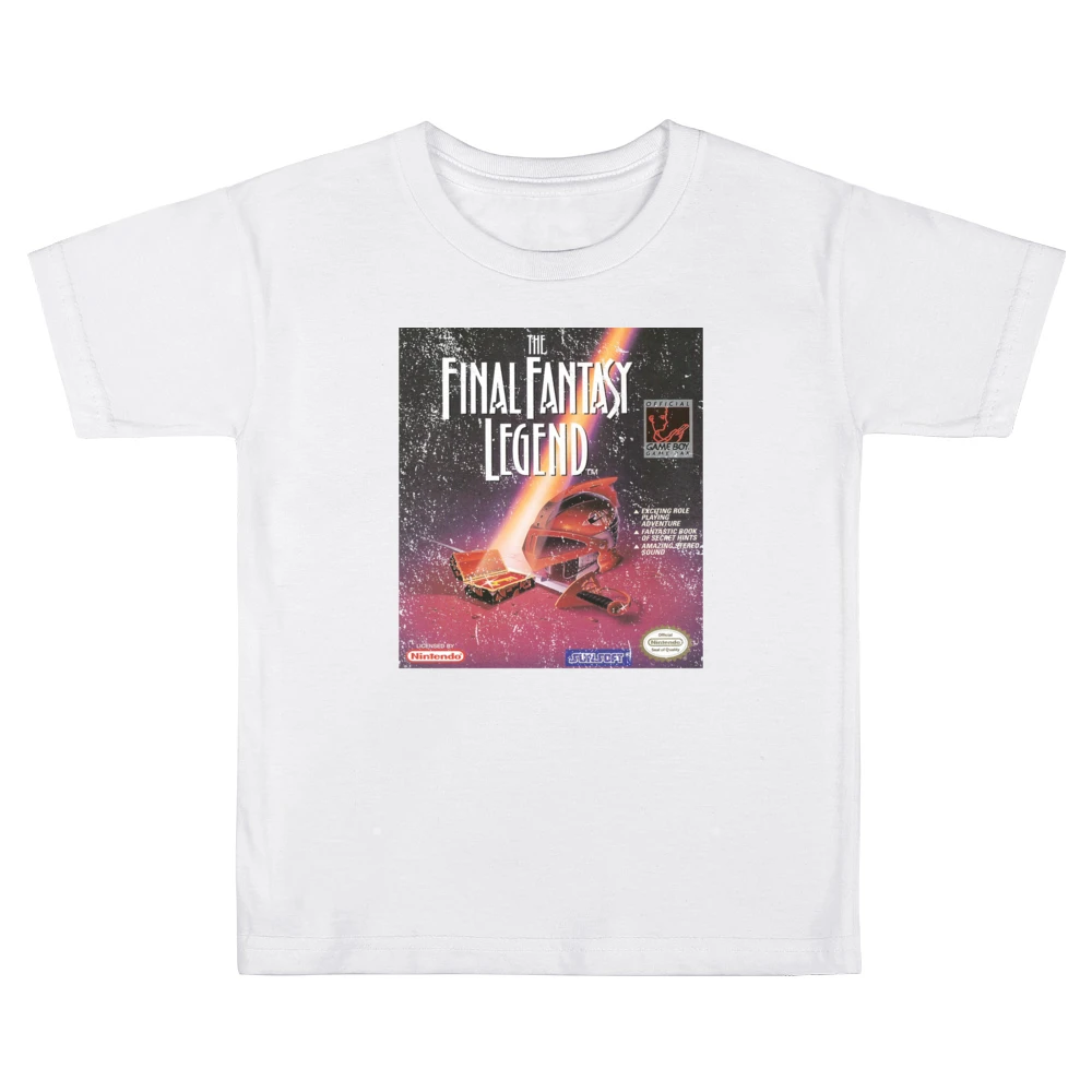 Final Fantasy Legend Game Boy Nintendo Old School Retro Video Game Fan Kids Boys Girls T-Shirt