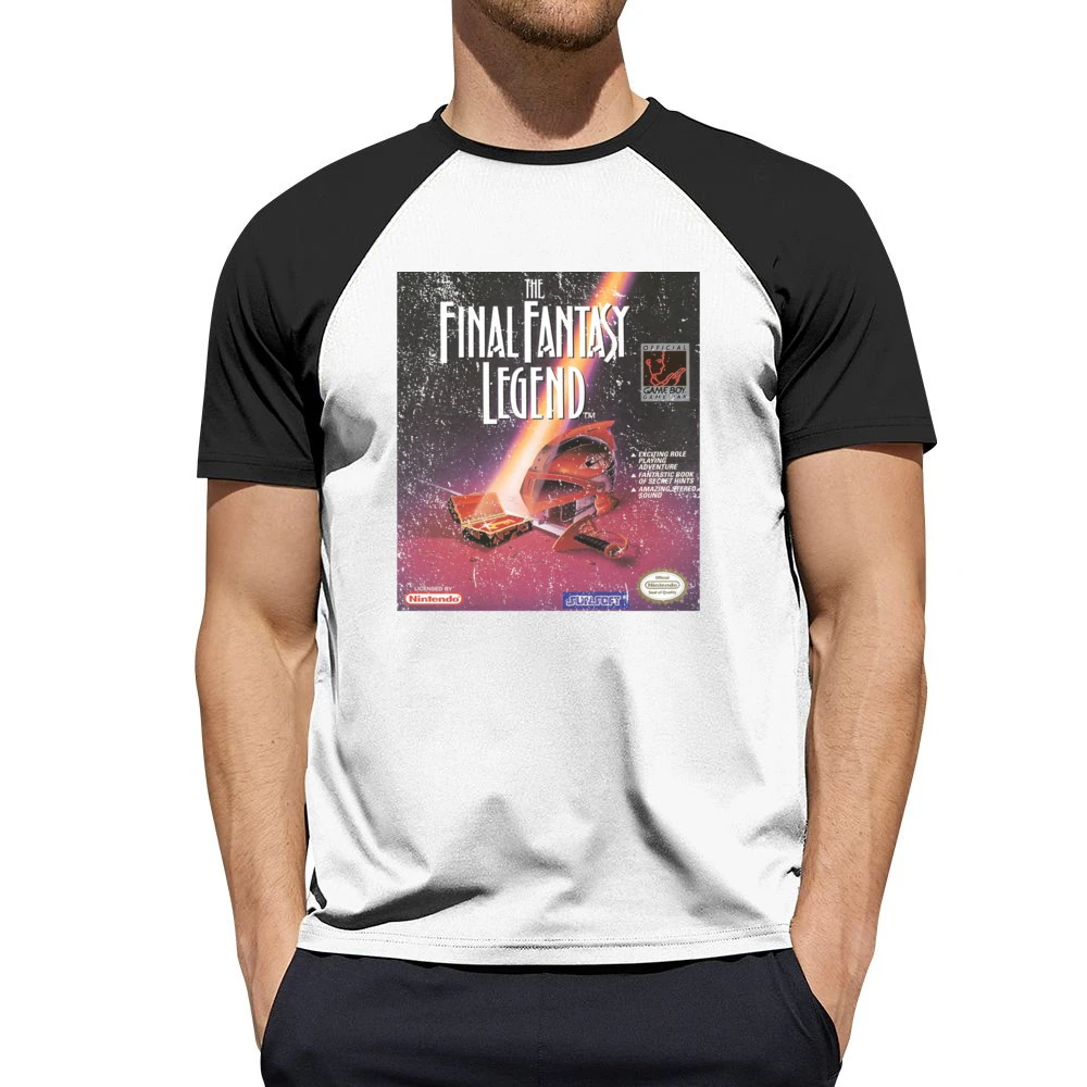 Final Fantasy Legend Game Boy Nintendo Old School Retro Video Game Fan Men Short Sleeve T-Shirt
