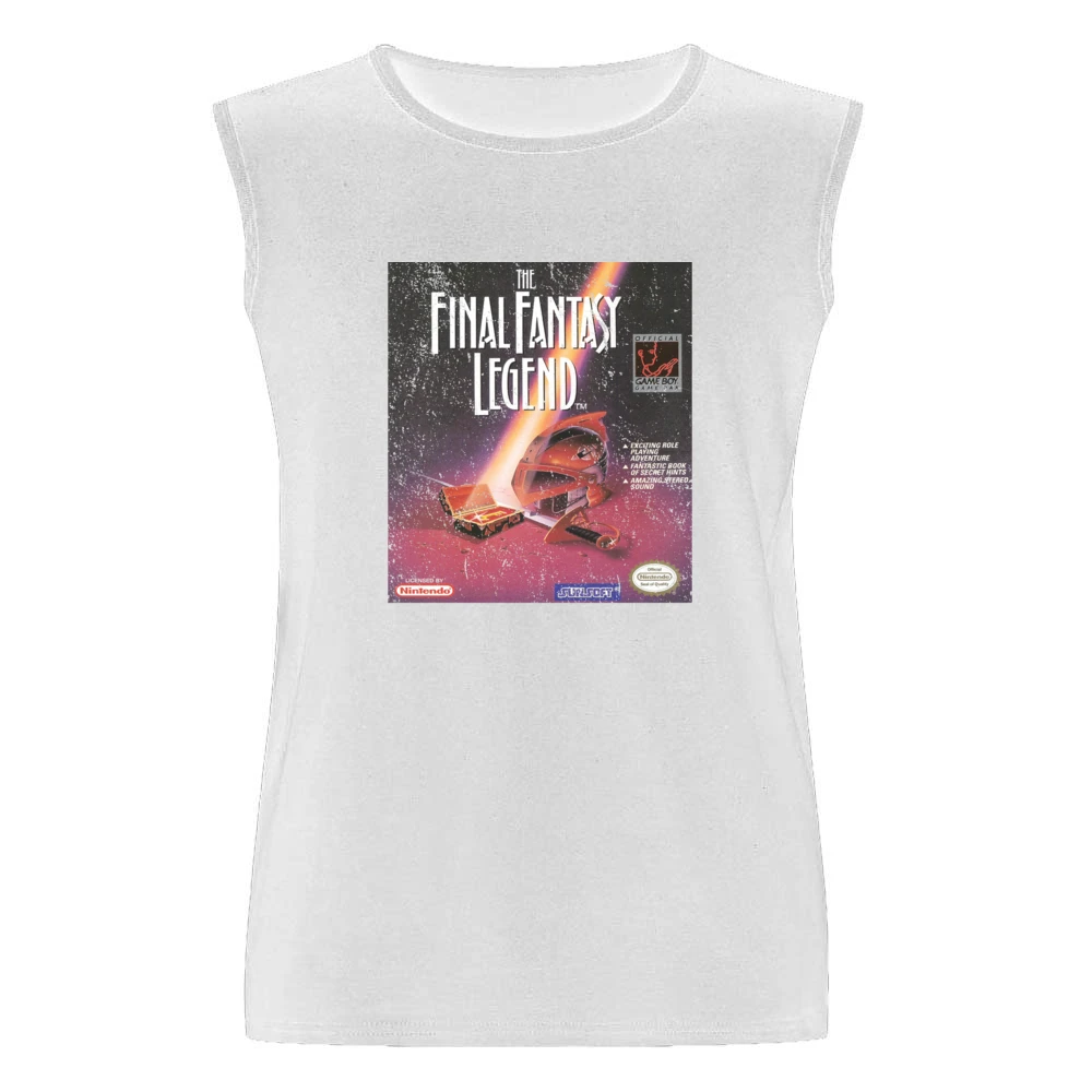 Final Fantasy Legend Game Boy Nintendo Old School Retro Video Game Fan Men Sleeveless T-Shirt