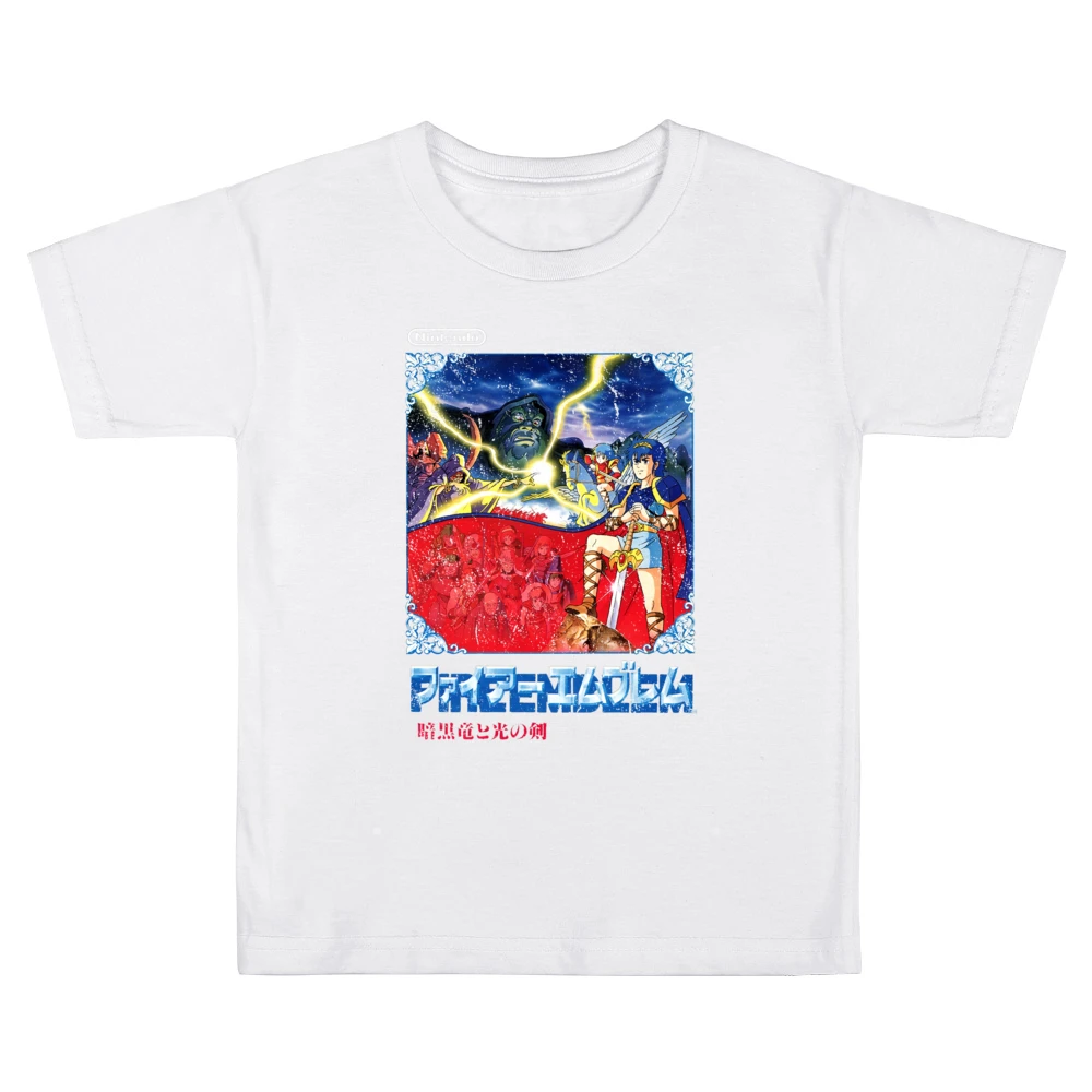 Fire Emblem Nes Nintendo Old School Retro Video Game Japanese Fan Dist Kids Boys Girls T-Shirt