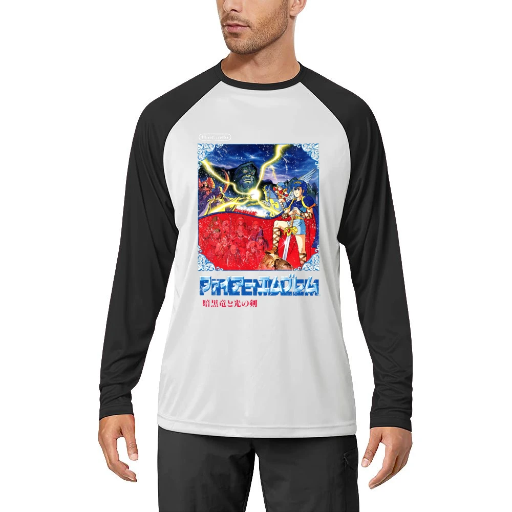Fire Emblem Nes Nintendo Old School Retro Video Game Japanese Fan Dist Men Long Sleeve T-Shirt