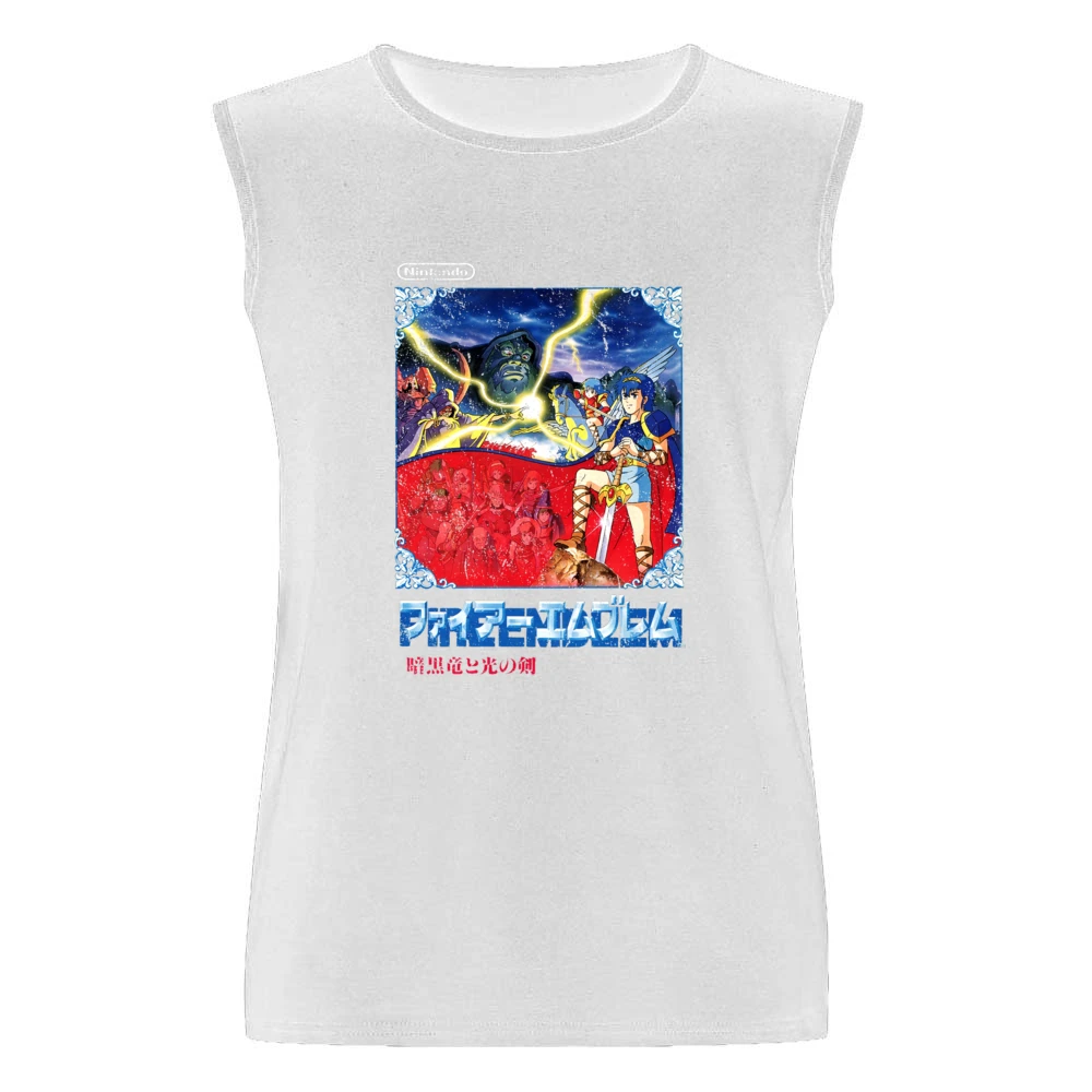 Fire Emblem Nes Nintendo Old School Retro Video Game Japanese Fan Dist Men Sleeveless T-Shirt