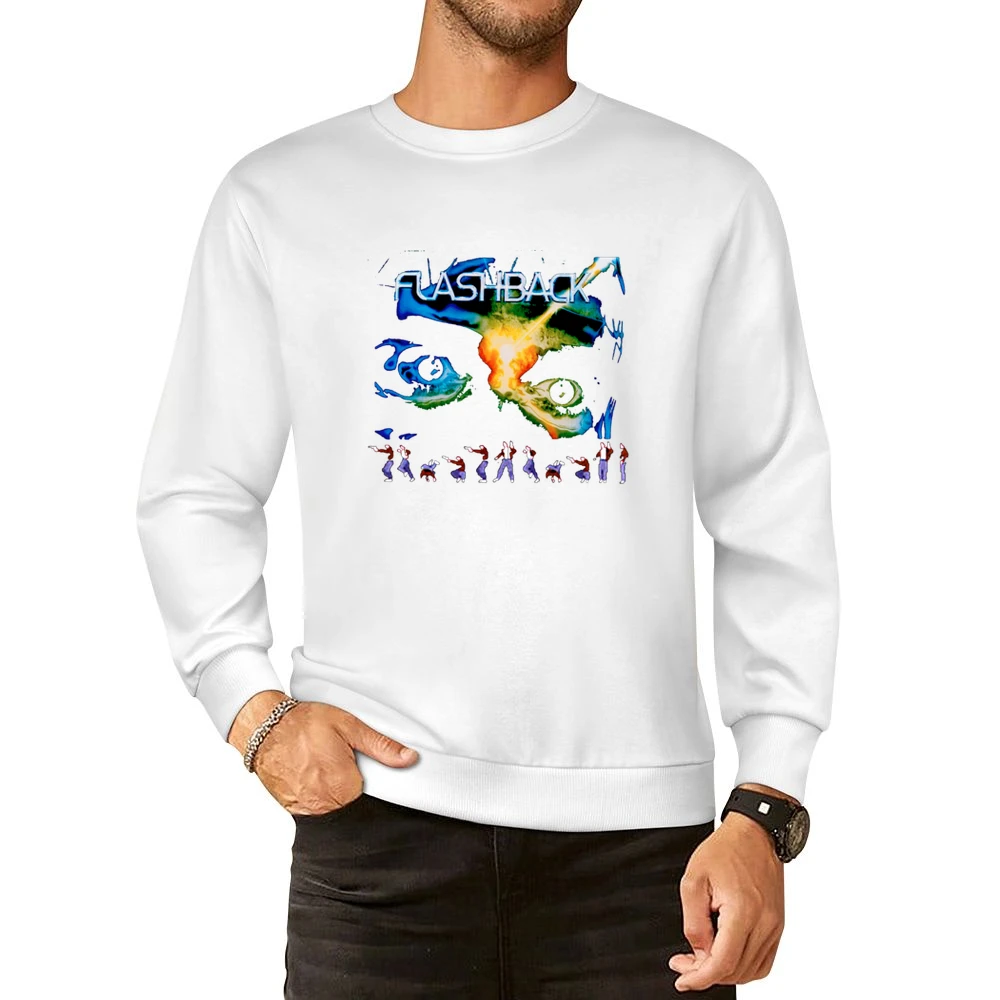 Flashback Video Game Retro 80s European Size Pullover Sweater