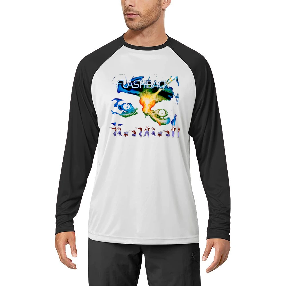 Flashback Video Game Retro 80s Men Long Sleeve T-Shirt