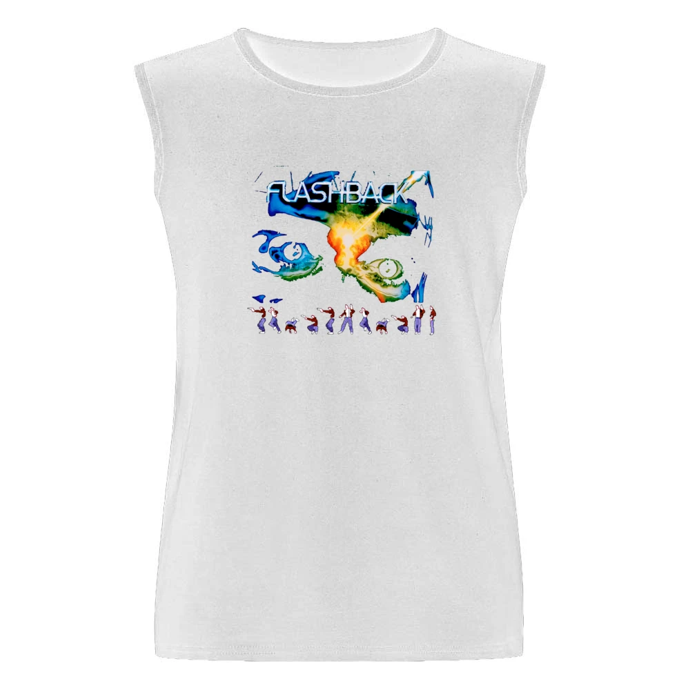 Flashback Video Game Retro 80s Men Sleeveless T-Shirt