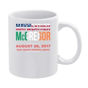 Floyd Mayweather Vs Conor Mcgregor Fight August 26 Promo White Mug