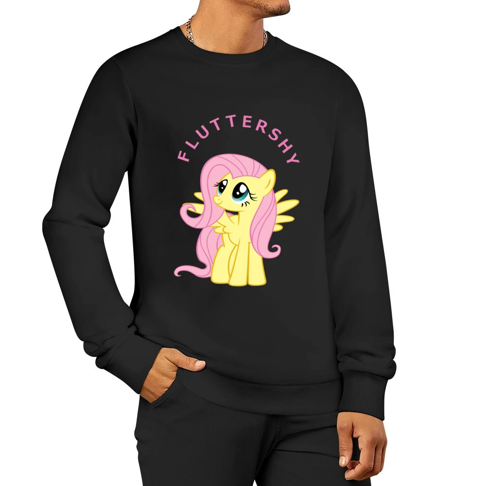 Fluttershy My Little Pony Men Pullover Sweatshirt