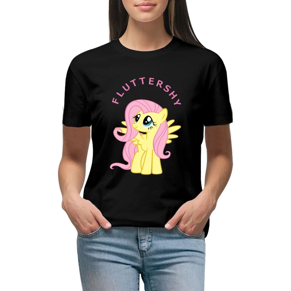 Fluttershy My Little Pony Premium Women Ladies T-shirt