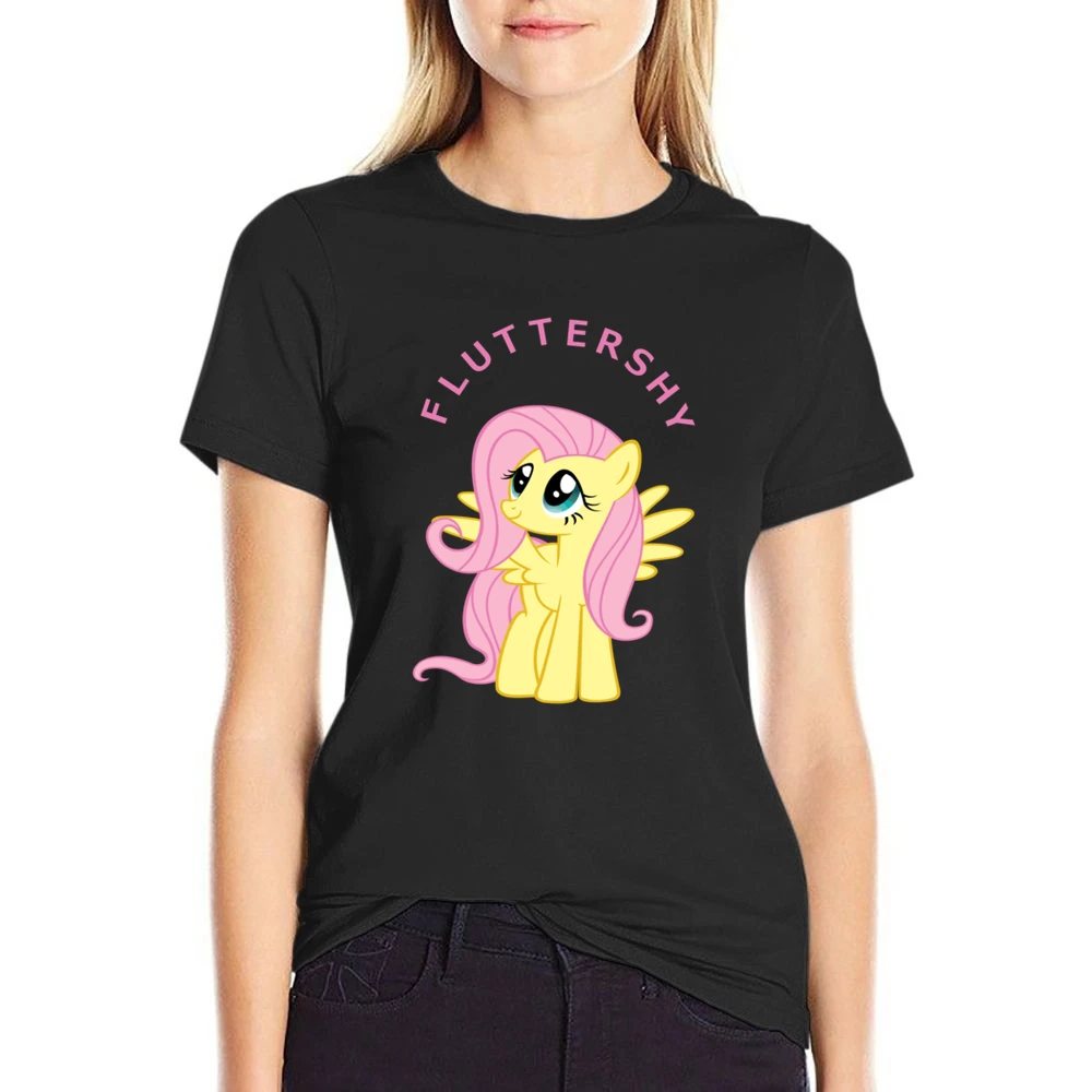 Fluttershy My Little Pony US Size Women Ladies T-shirt