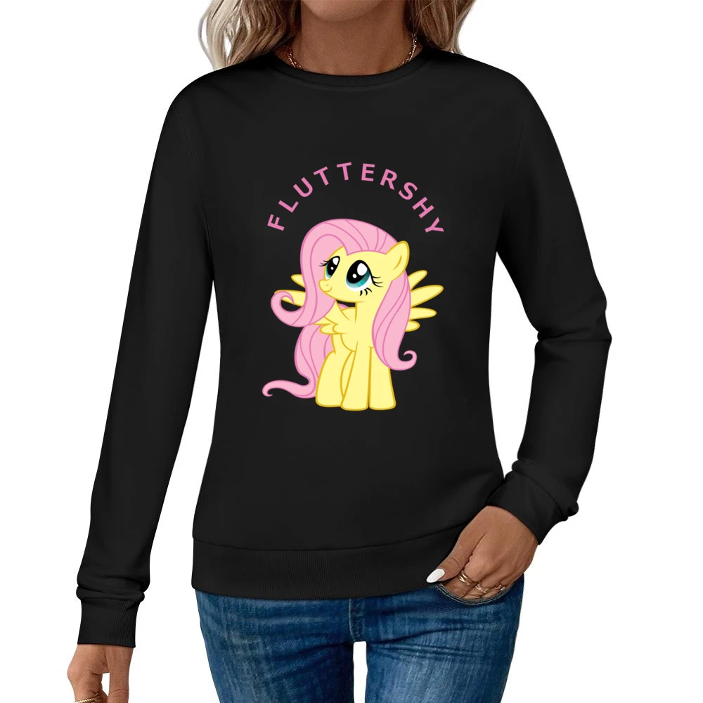 Fluttershy My Little Pony Women Pullover Sweatshirt