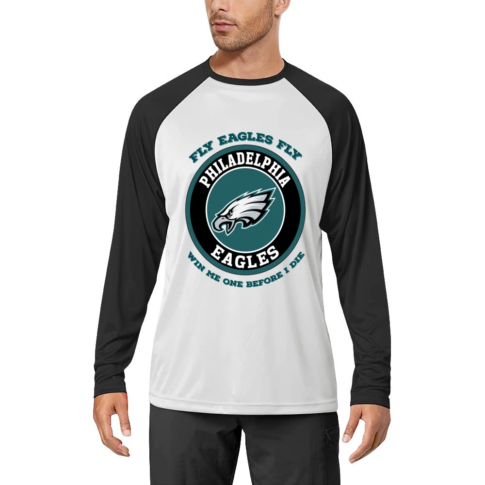 Fly Eagles Fly Win Me One Before I Die Philadelphia Football Team Tshi Men Long Sleeve T-Shirt