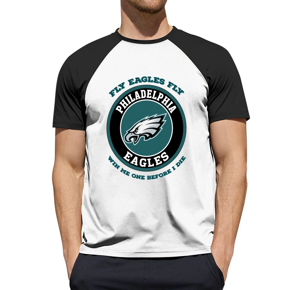 Fly Eagles Fly Win Me One Before I Die Philadelphia Football Team Tshi Men Short Sleeve T-Shirt