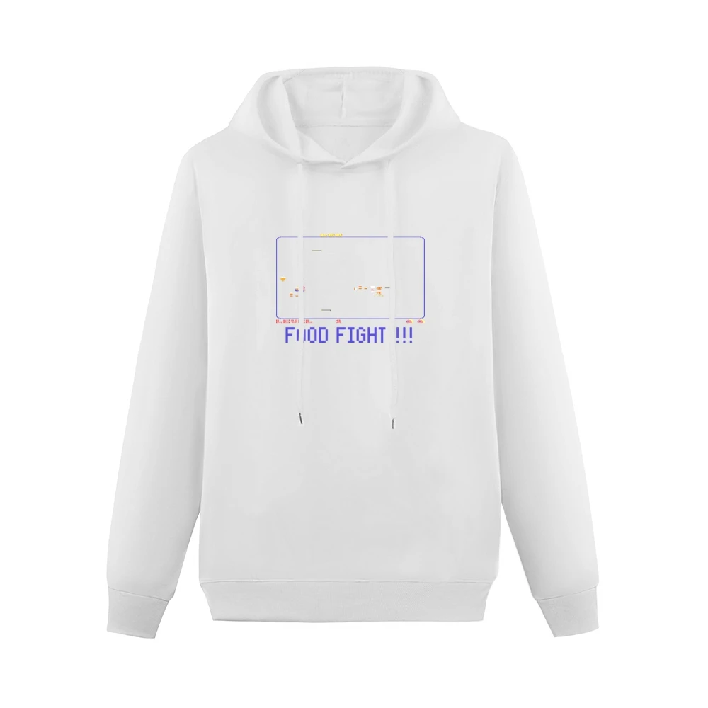 Food Fight Video Game Retro 80s Men Hoodie Without Pocket