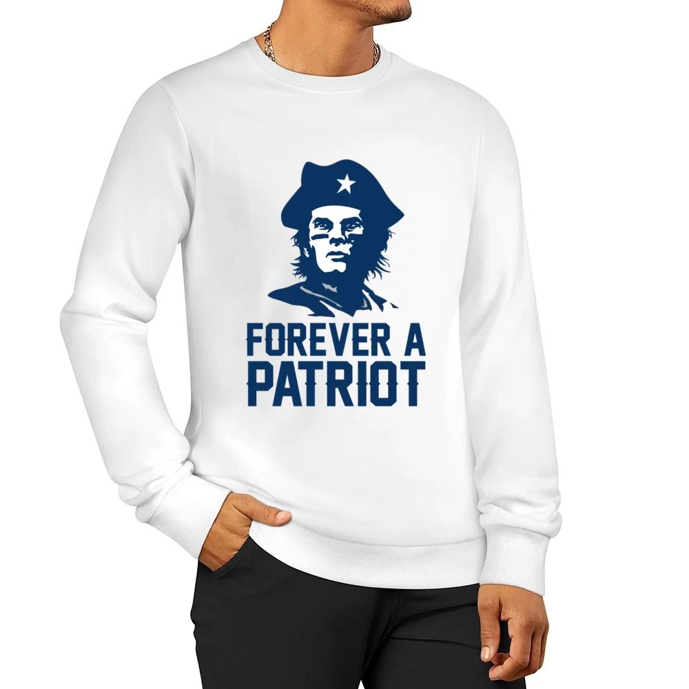 Forever A Patriot Tom Brady New England Football Tribute Sports Fan T Men Pullover Sweatshirt