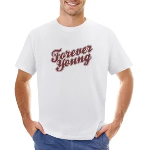 Forever Young Retro Music 80s Asian Size Men T-Shirt
