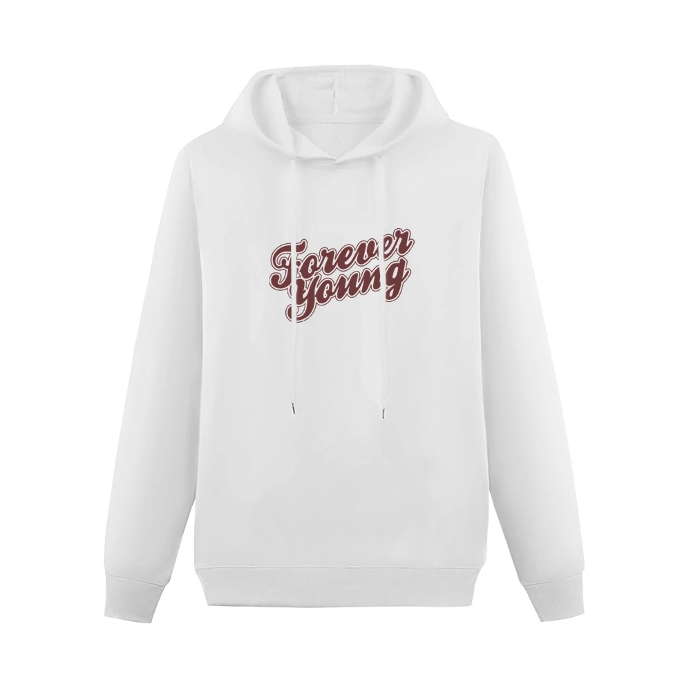 Forever Young Retro Music 80s Men Hoodie Without Pocket