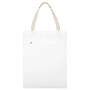 Four Season Total Landscaping Funny Trump Press Conference White Canvas Tote Shopping Bag