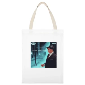 Frank Sinatra In The Wee Small Hours Music White Canvas Tote Shopping Bag