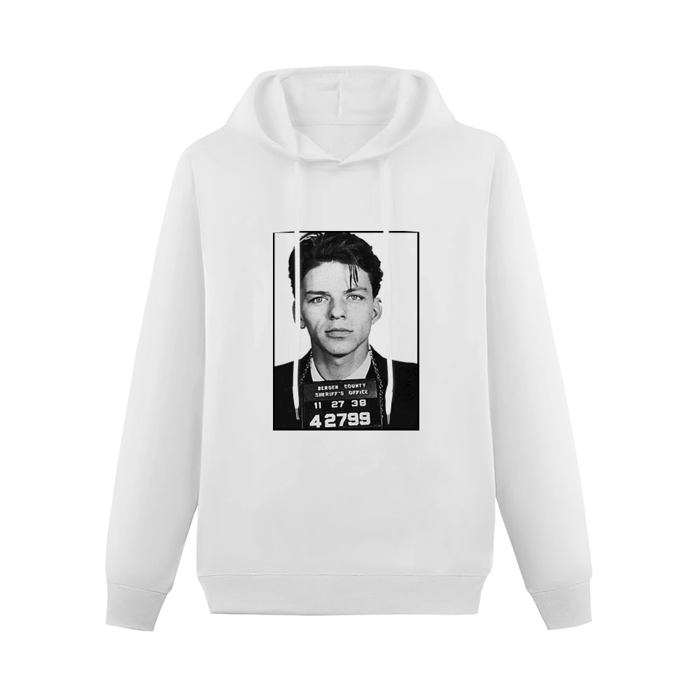 Frank Sinatra Vintage Mug Shot Grunge Graphic Men Hoodie Without Pocket