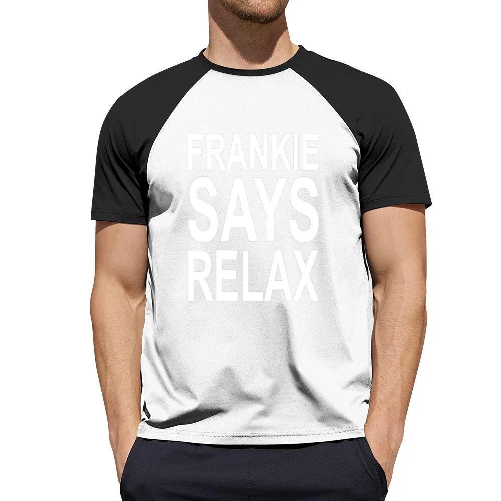 Frankie Says Relax Tshirt Men Short Sleeve T-Shirt