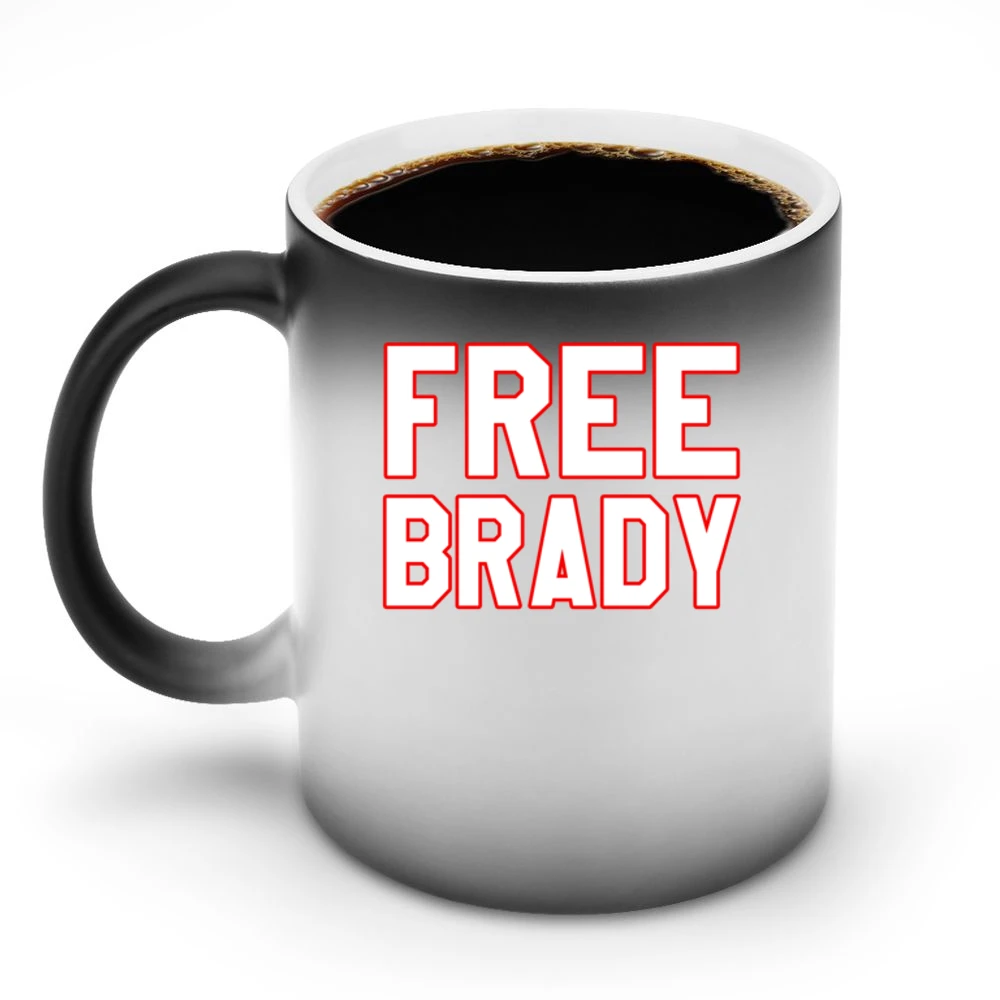 Free Brady Fun Popular Football Suspension New England Discoloration Mug