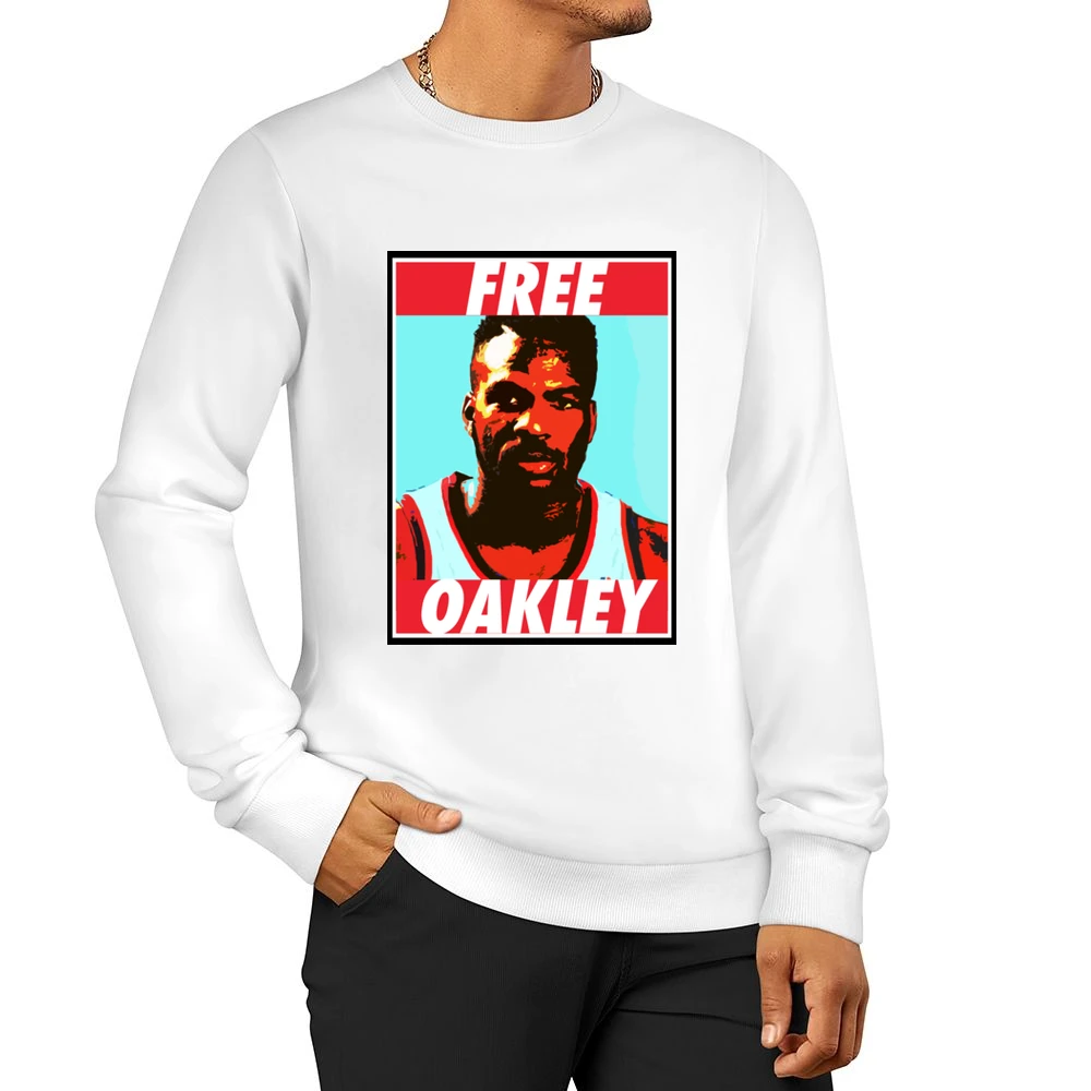 Free Charles Oakley New York Basketball Funny Men Pullover Sweatshirt