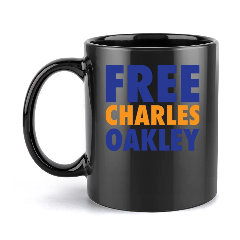 Free Charles Oakley New York Basketball Funny Simple Black Mug