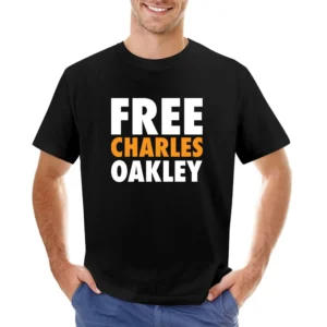 Free Charles Oakley New York Basketball Funny Simple Color Asian Size Men T-Shirt
