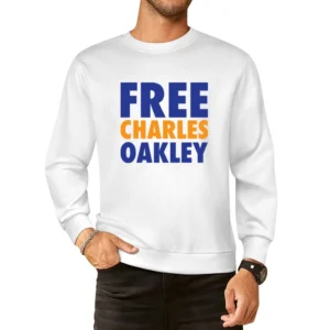 Free Charles Oakley New York Basketball Funny Simple European Size Pullover Sweater