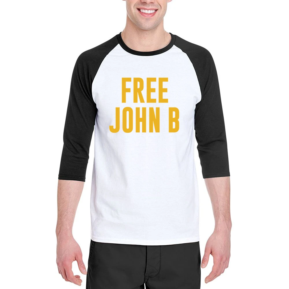 Free John B Outer Banks Popular Netflix Tv Show Graphic Men 3/4 Sleeve T-Shirt