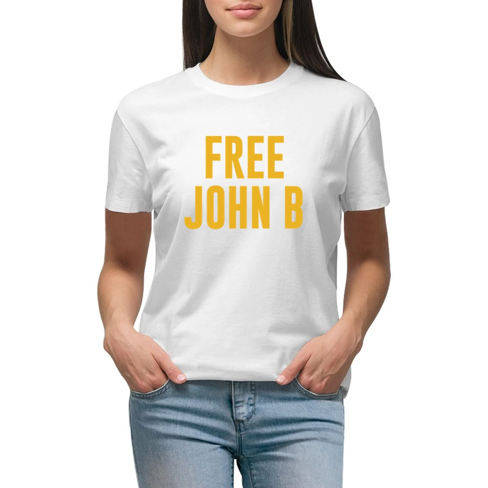 Free John B Outer Banks Popular Netflix Tv Show Graphic Premium Women Ladies T-shirt