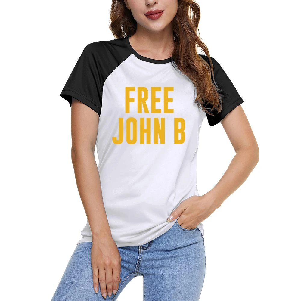 Free John B Outer Banks Popular Netflix Tv Show Graphic Women Ladies Short Sleeve T-Shirt