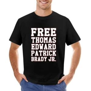 Free Thomas Edward Patrick Brady Jr Fun New England Football Quarterba Asian Size Men T-Shirt