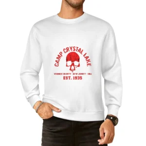 Friday The 13th Skull tee European Size Pullover Sweater