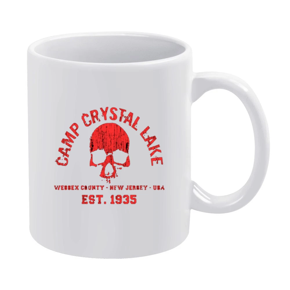 Friday The 13th Skull tee White Mug